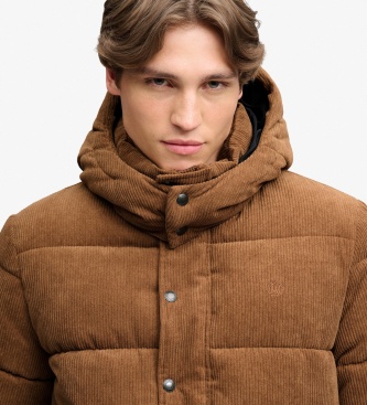 Superdry Premium bruine jas met capuchon