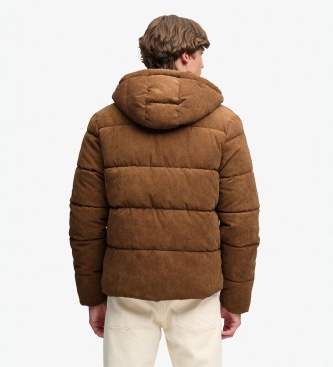 Superdry Premium bruine jas met capuchon