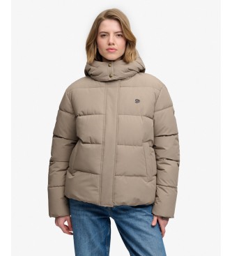Superdry Premium Kapuzenjacke braun