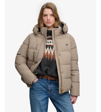 Superdry Premium Kapuzenjacke braun