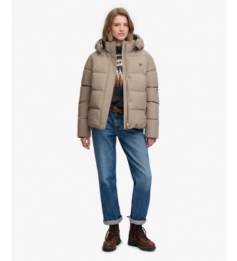 Superdry Premium Kapuzenjacke braun