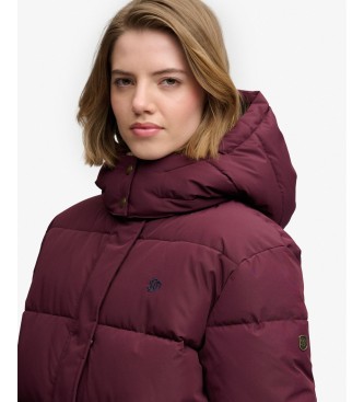 Superdry Premium Kapuzenjacke bordeauxrot
