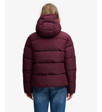 Superdry Premium Kapuzenjacke bordeauxrot