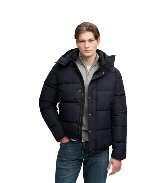 Superdry Premium sort jakke med hætte