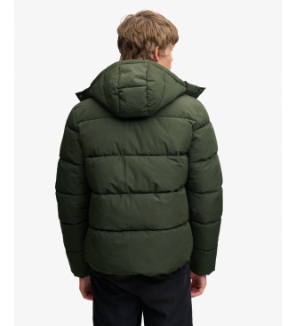 Superdry Premium hættejakke i militærgrøn