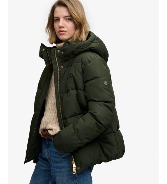 Superdry Grüne Premium-Kapuzenjacke