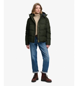 Superdry Grüne Premium-Kapuzenjacke