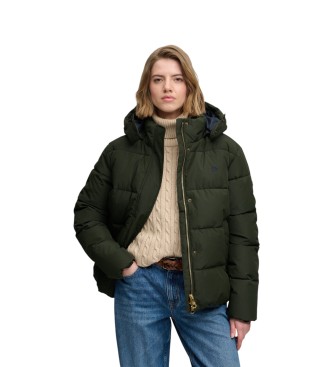 Superdry Grüne Premium-Kapuzenjacke