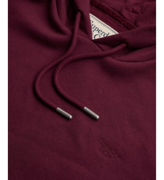 Superdry Signature hoodie bordeauxrood