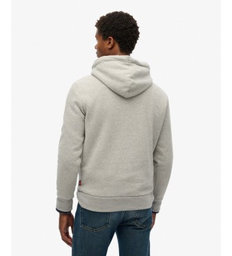 Superdry Stacked Gray Hoodie