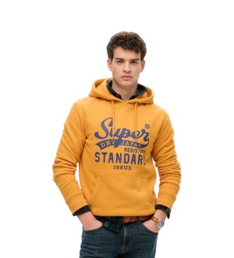Superdry Bluza z kapturem Standard Script ?ó?ta