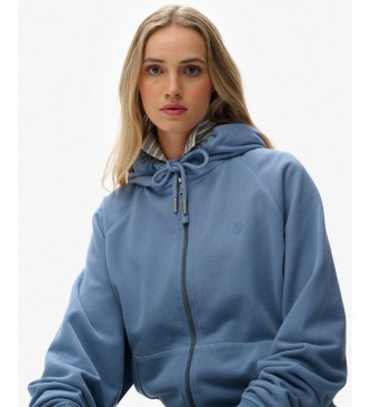 Superdry Felpa con cappuccio Studios Relaxed blu