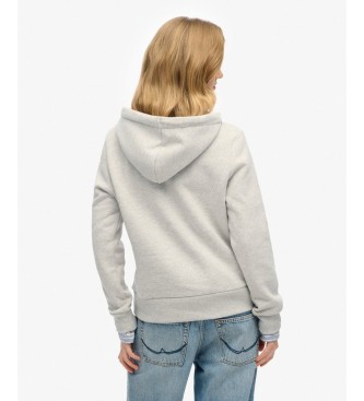 Superdry Super Athletics grey hoodie