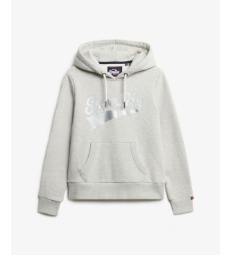 Superdry Super Athletics grey hoodie