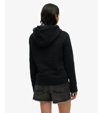 Superdry Super Athletics black hoodie