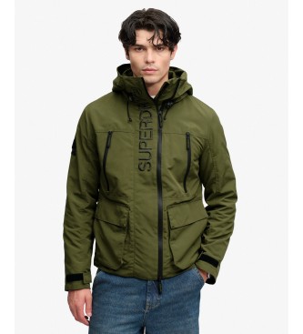 Superdry Veste à capuche Ultimate Windbreaker verte