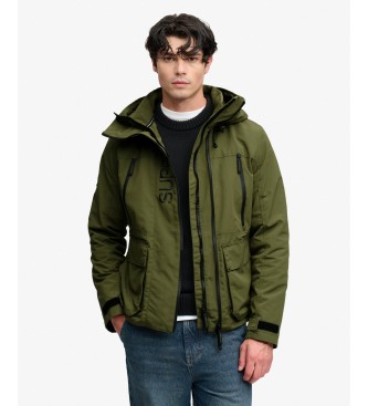 Superdry Veste à capuche Ultimate Windbreaker verte