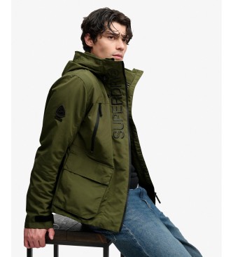 Superdry Veste à capuche Ultimate Windbreaker verte