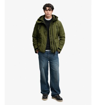 Superdry Veste à capuche Ultimate Windbreaker verte