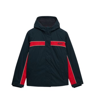 Superdry Vintage Hooded Wind Jacke mit Kapuze, marineblau