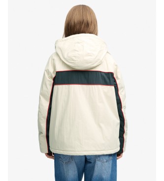 Superdry Vintage Hooded Wind Jacke mit Kapuze, beige