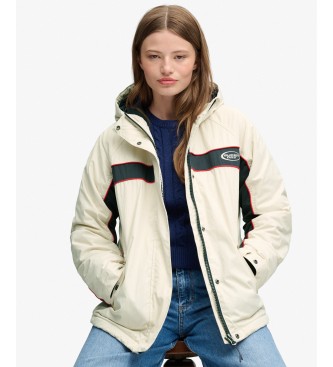 Superdry Vintage Hooded Wind Jacke mit Kapuze, beige