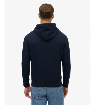 Superdry Vintage Logo Hoodie Navy