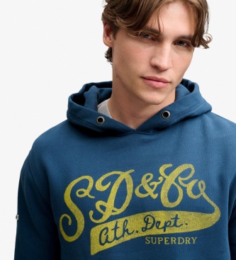 Superdry Navy Blue Vintage Script Hoodie