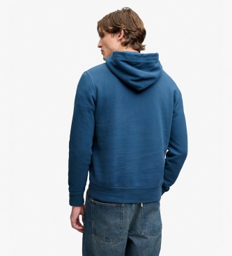 Superdry Navy Blue Vintage Script Hoodie