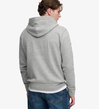 Superdry Sudadera con capucha Vintage Script gris