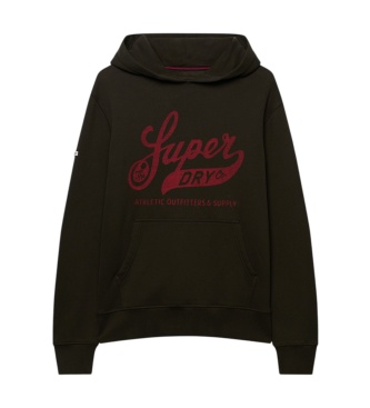 Superdry Sweat à capuche Vintage Script noir