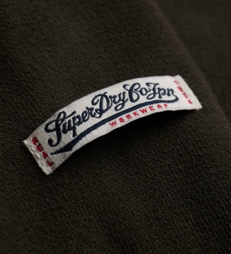 Superdry Sweat à capuche Vintage Script noir