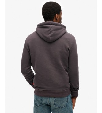 Superdry Charcoal grey Work Shop hoodie