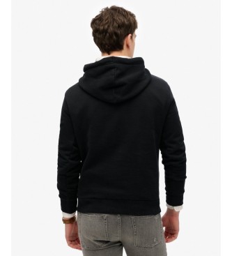 Superdry Work Shop Black Hoodie