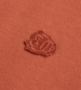 Superdry Sudadera con capucha y cremallera Essential Logo naranja