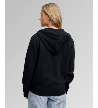 Superdry Navy Signature zip-up hoodie