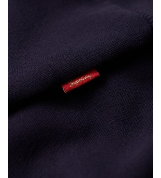 Superdry Navy blue Metallic Core hoodie