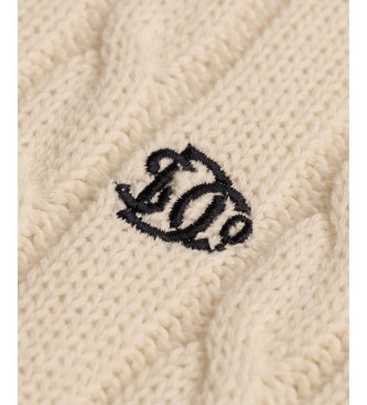 Superdry Jersey Coton Torsadé beige