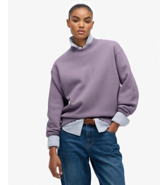 Superdry Essential Logo lilac sweatshirt