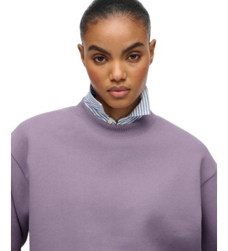 Superdry Essential Logo lilac sweatshirt