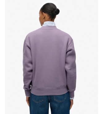 Superdry Essential Logo lilac sweatshirt