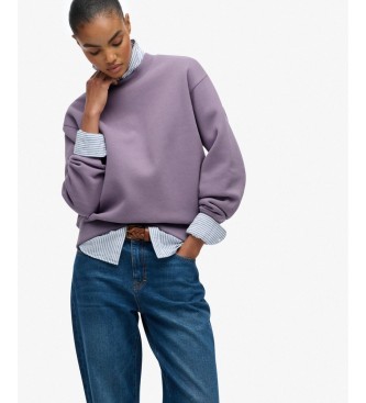 Superdry Essential Logo lilac sweatshirt