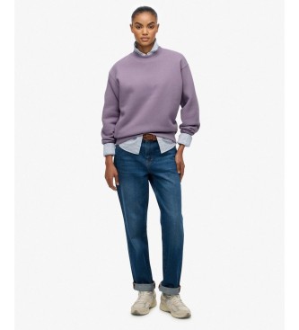 Superdry Essential Logo lilac sweatshirt