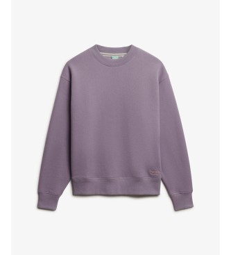 Superdry Essential Logo lilac sweatshirt