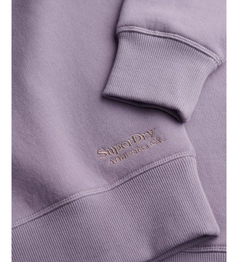 Superdry Essential Logo lilac sweatshirt