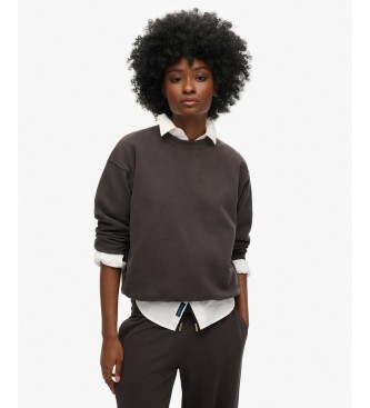 Superdry Essential Logo black sweatshirt