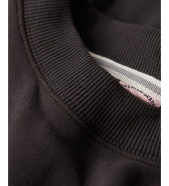 Superdry Essential Logo black sweatshirt