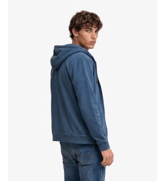 Superdry Essential Logo Zip Sweatshirt, blau