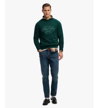 Superdry Sudadera Merchant Vintage verde