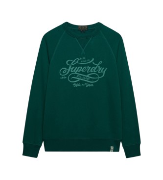 Superdry Sudadera Merchant Vintage verde